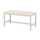 Locker room bench Carmen CR-1050 J - 80 - grey