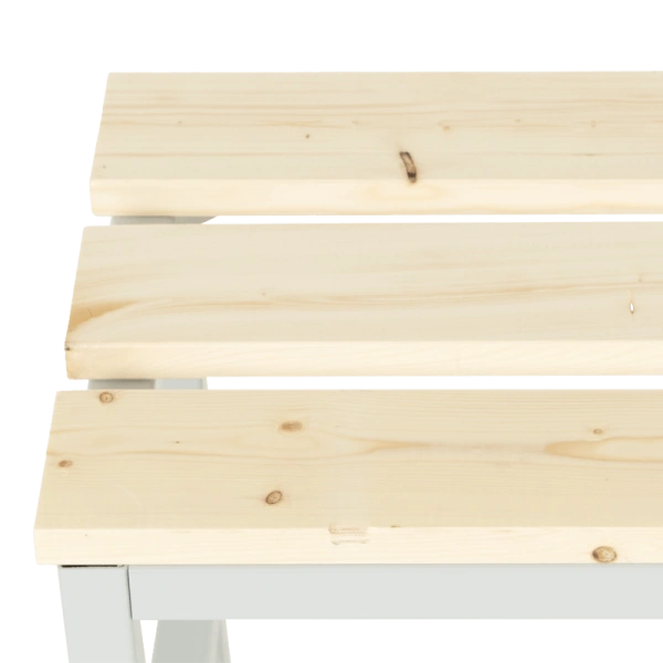 Locker room bench Carmen CR-1050 J - 80 - grey