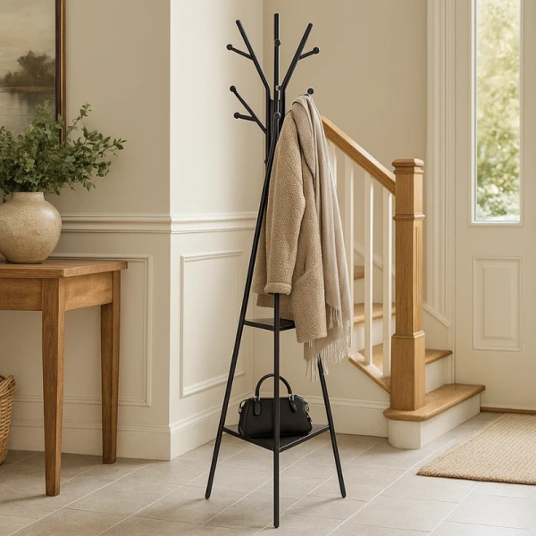 Coat hanger LINDOME - black