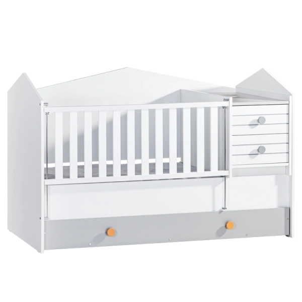 Бебешка кошара и детско легло 2в1 BIRD HOUSE 70 x 170