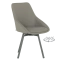 DINING CHAIR WIGAN 2 PU - GREY 43