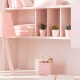 Children desk with bookshelf POLLINA