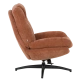Armchair with stool PORTO - ocher