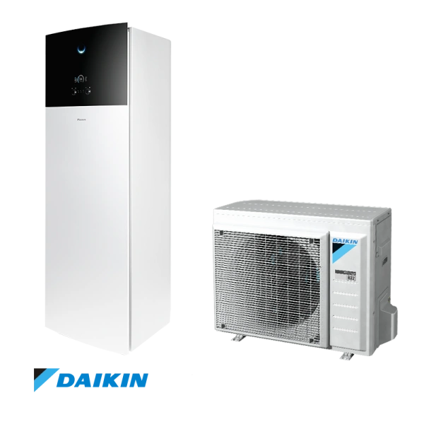 Low temperature heat pump with water tank Daikin Altherma EHVX08S23E9W + ERGA06EV