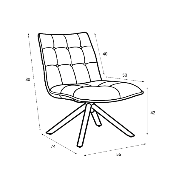 Armchair ZADAR - green