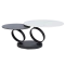 SET OF COFFEE TABLES MONKI WHITE-BLACK -CERAMIC