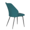 DINING CHAIR LAREDO 2 Y SIL LEATH - BLUE 31