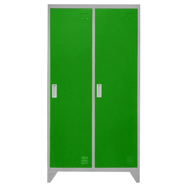 Metal cabinet Carmen CR-1602 KZ - grey / green