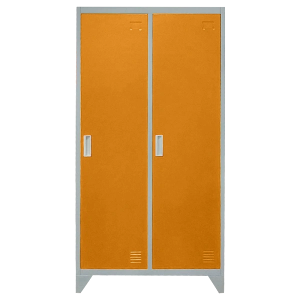 Metal cabinet Carmen CR-1602 KZ - grey / orange