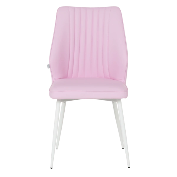 DINING CHAIR LAREDO 3 Y SIL LEATHER - PINK 14
