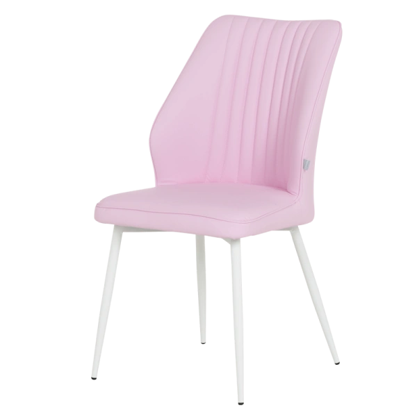 DINING CHAIR LAREDO 3 Y SIL LEATHER - PINK 14
