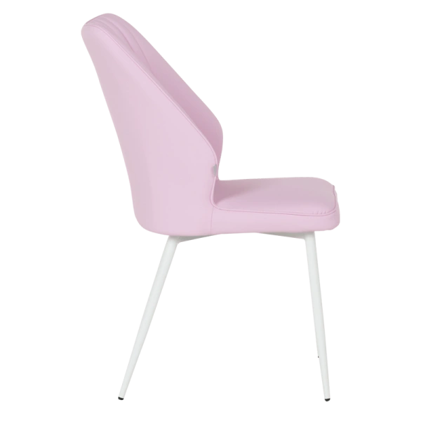 DINING CHAIR LAREDO 3 Y SIL LEATHER - PINK 14