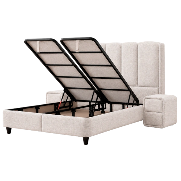 Boxspring bad with matress MAGNUM 180 x 200 - pearl SY