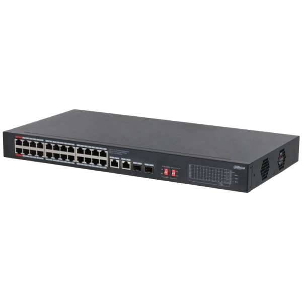 Dahua S3228-24GT-375 28-Port Unmanaged Desktop Gigabit Switch with 24-Port PoE