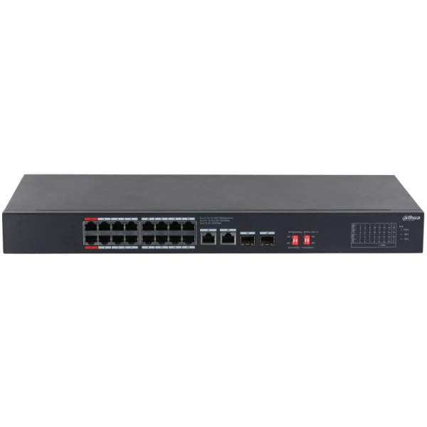 Dahua S3220-16GT-240 20-Port Unmanaged Desktop Gigabit Switch with 16-Port PoE