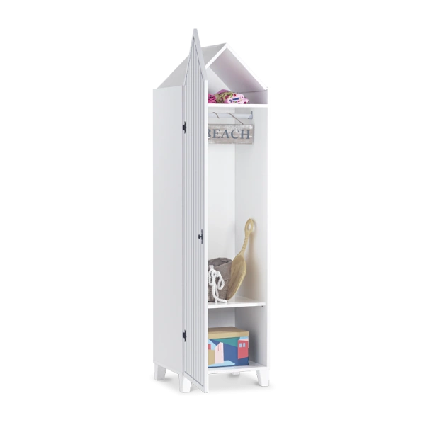 MIAMI WARDROBE LEFT 1 DOOR - WHITE - 2349