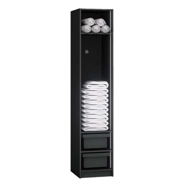 YORK 1 DOOR WARDROBE GRAPHITE - 484371