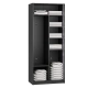 YORK 2 DOORS WARDROBE GRAPHITE- 484395