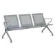 METAL BENCH 3-SEATER- CR-1039-3 - SILVER