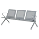 METAL BENCH 3-SEATER- CR-1039-3 - SILVER