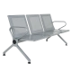 METAL BENCH 3-SEATER- CR-1039-3 - SILVER