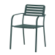 Metal garden chair WASE - dark green