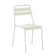 Metal garden chair ABA - light grey