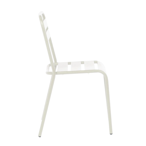Metal garden chair ABA - light grey