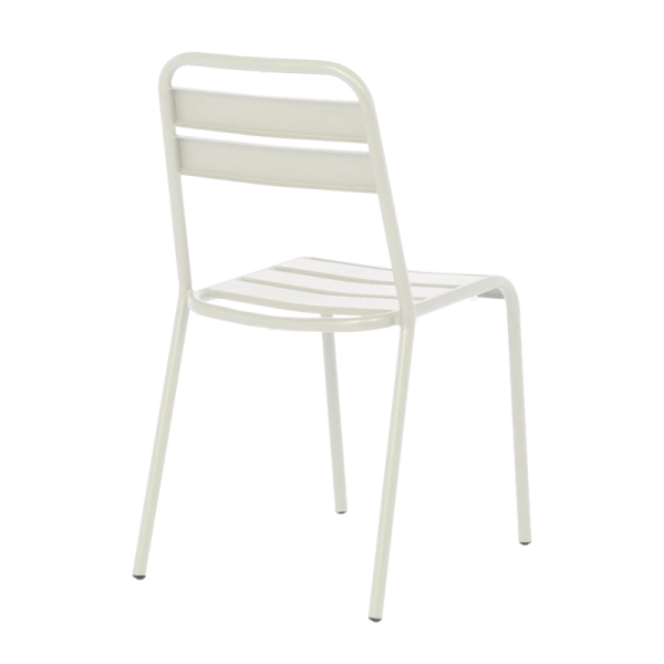 Metal garden chair ABA - light grey
