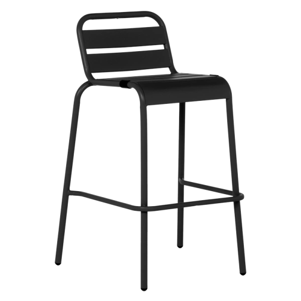 Gardern bar chair SHAKI - black