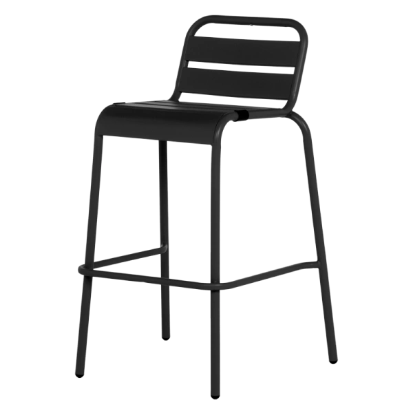 Gardern bar chair SHAKI - black