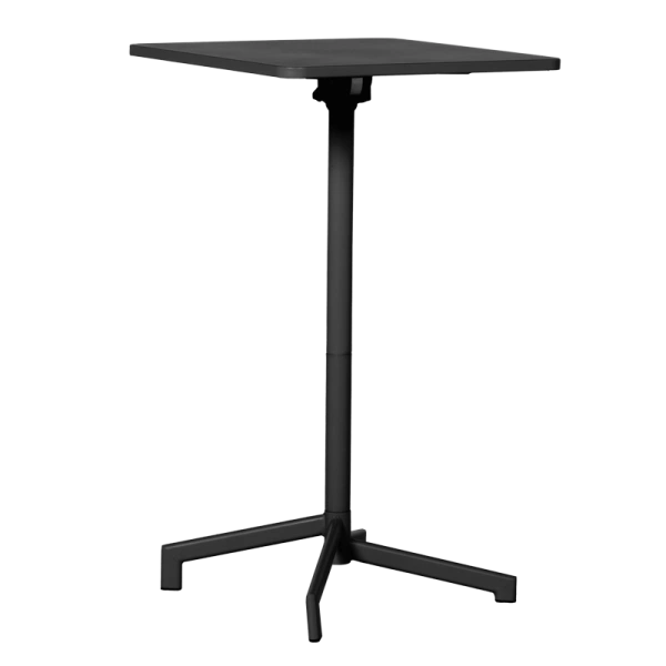 Folding garden bar table LAFIA D60 - black