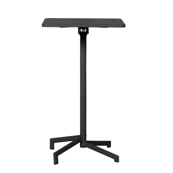 Folding garden bar table LAFIA D60 - black
