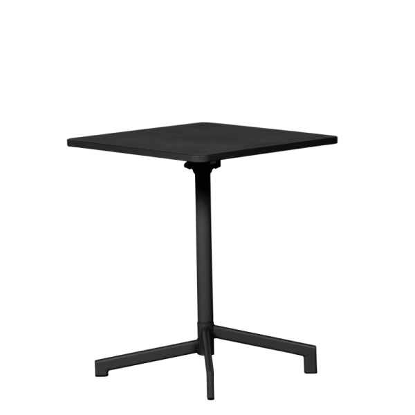 Folding garden bar table LAFIA D60 - black