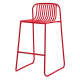 Gardern bar chair KISI - red