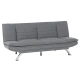 Click-clack sofa bed AMELIA - grey