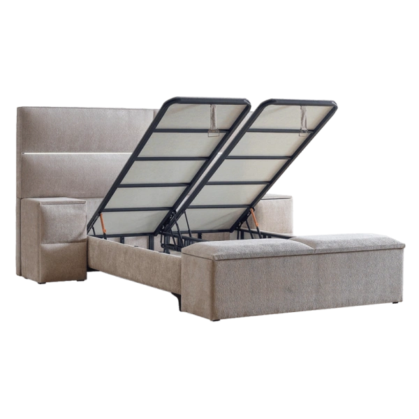 Boxspring bed PUZZLE 160 x 200 - beige 03