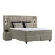 Boxspring bed with matress JULIE 160 x 200 - beige 04