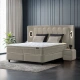 Boxspring bed with matress JULIE 160 x 200 - beige 04