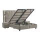 Boxspring bed with matress JULIE 160 x 200 - beige 04