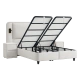 Boxspring bed CANCUN 180 x 200 - white 01