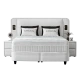 Boxspring bed CANCUN 180 x 200 - white 01