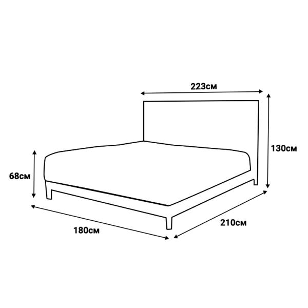 Тапицирана спалня с матрак CANCUN 180 x 200 - мистичен пясък 28