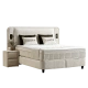 Boxspring bed CANCUN 160 x 200 - cream 01