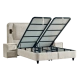 Boxspring bed CANCUN 160 x 200 - cream 01