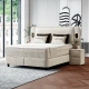 Boxspring bed CANCUN 160 x 200 - cream 01