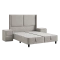 Boxspring bed DIANA 160 x 200 - pearl SY