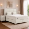 Тапицирана спалня с матрак BELLA 160 x 200 - бежов 02