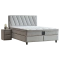 Boxspring bed SIESTA 140 x 200 - grey 02