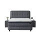 Boxspring bed PICASSO 160 x 200 - graphite 501